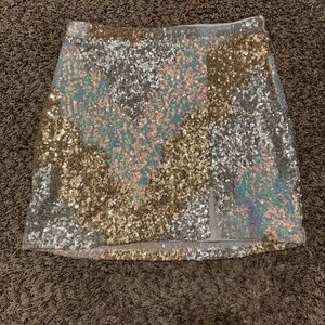 12th Tribe Sequin Skirt - size Medium